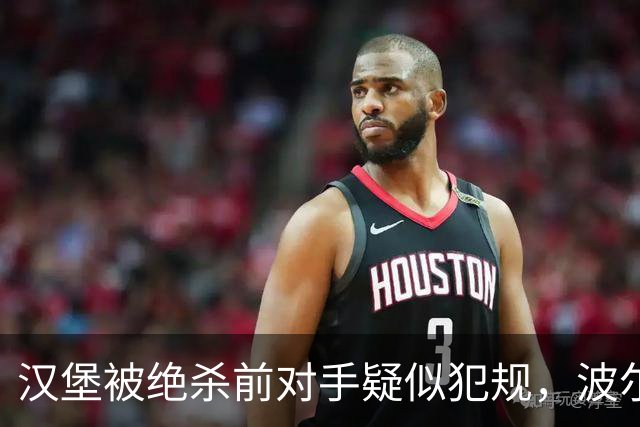 汉堡被绝杀前对手疑似犯规，波尔津质疑裁判尺度